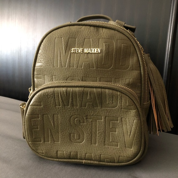 Steve Madden Olive Green BackPack - Picture 1 of 7